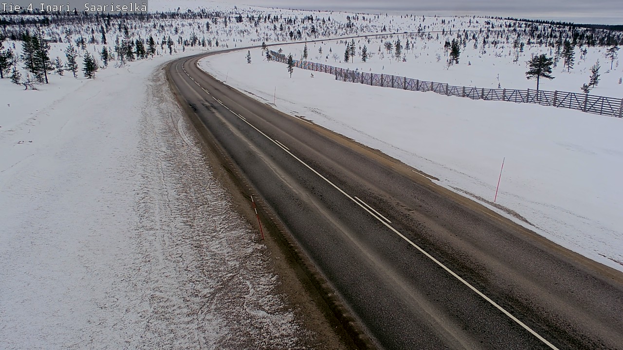 Kelikamerat Kuva Tie 4 Inari, Saariselkä, Kaunispää, Inari, Lappi