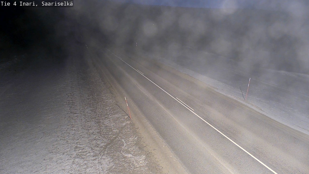 Kelikamerat Kuva Tie 4 Inari, Saariselkä, Kaunispää, Inari, Lappi