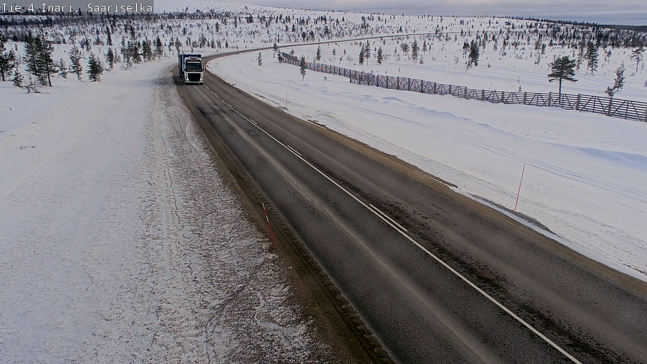 Kelikamerat Kuva Tie 4 Inari, Saariselkä, Kaunispää, Inari, Lappi