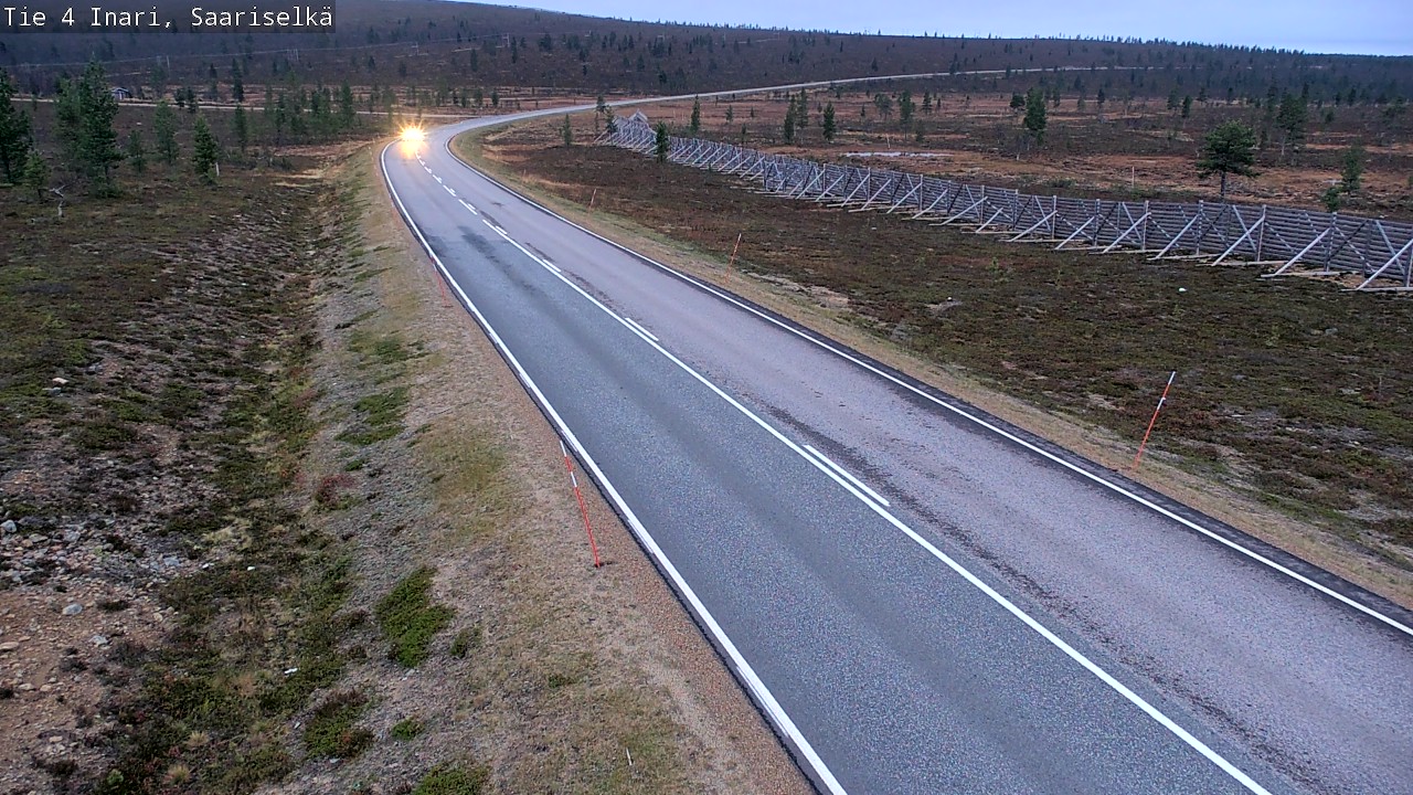 Kelikamerat Kuva Tie 4 Inari, Saariselkä, Kaunispää, Inari, Lappi