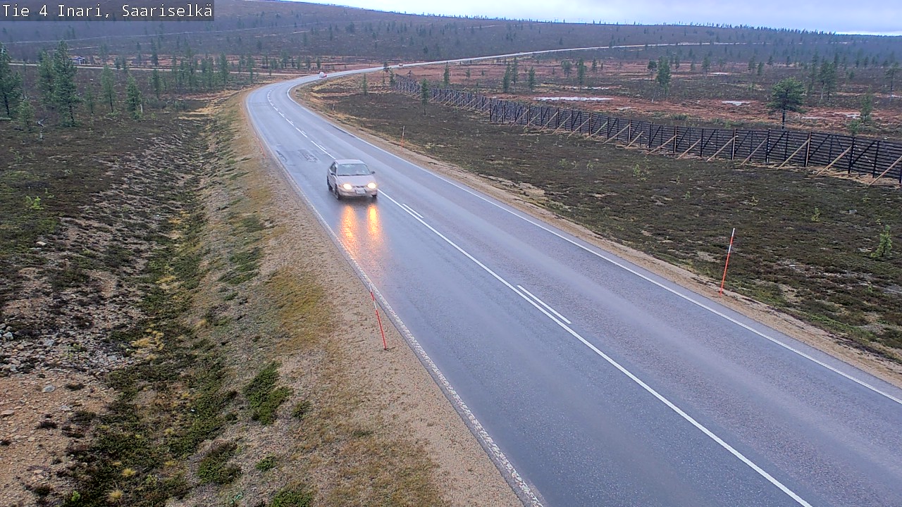 Kelikamerat Kuva Tie 4 Inari, Saariselkä, Kaunispää, Inari, Lappi
