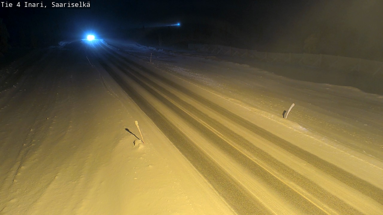 Kelikamerat Kuva Tie 4 Inari, Saariselkä, Kaunispää, Inari, Lappi