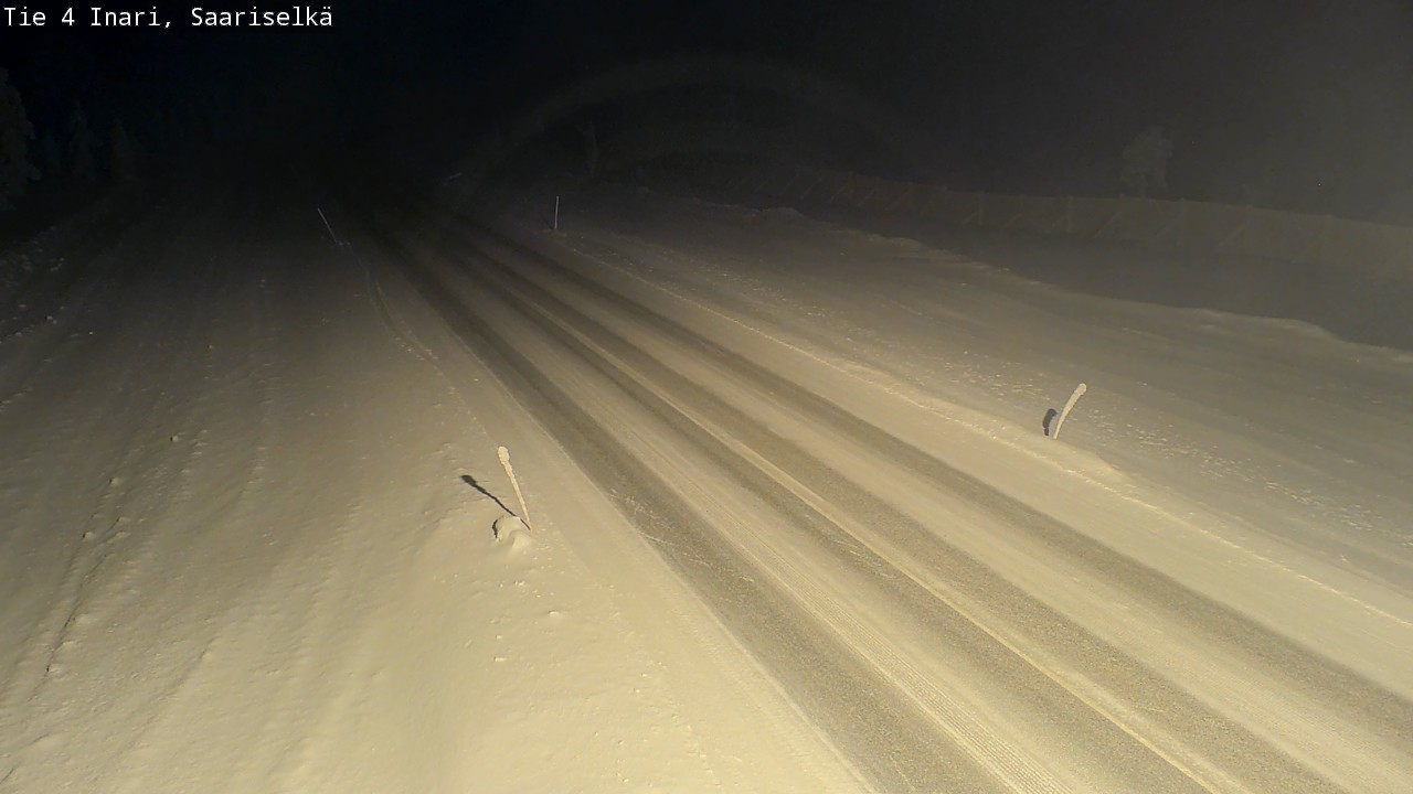 Kelikamerat Kuva Tie 4 Inari, Saariselkä, Kaunispää, Inari, Lappi
