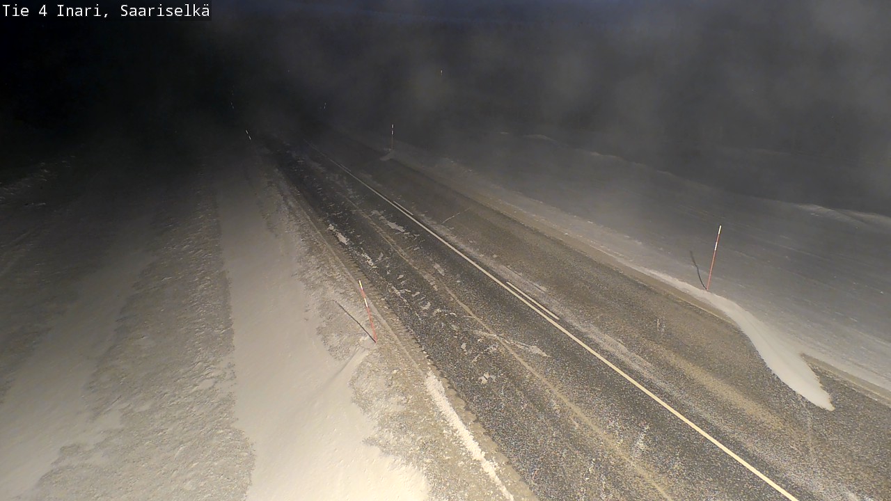 Kelikamerat Kuva Tie 4 Inari, Saariselkä, Kaunispää, Inari, Lappi