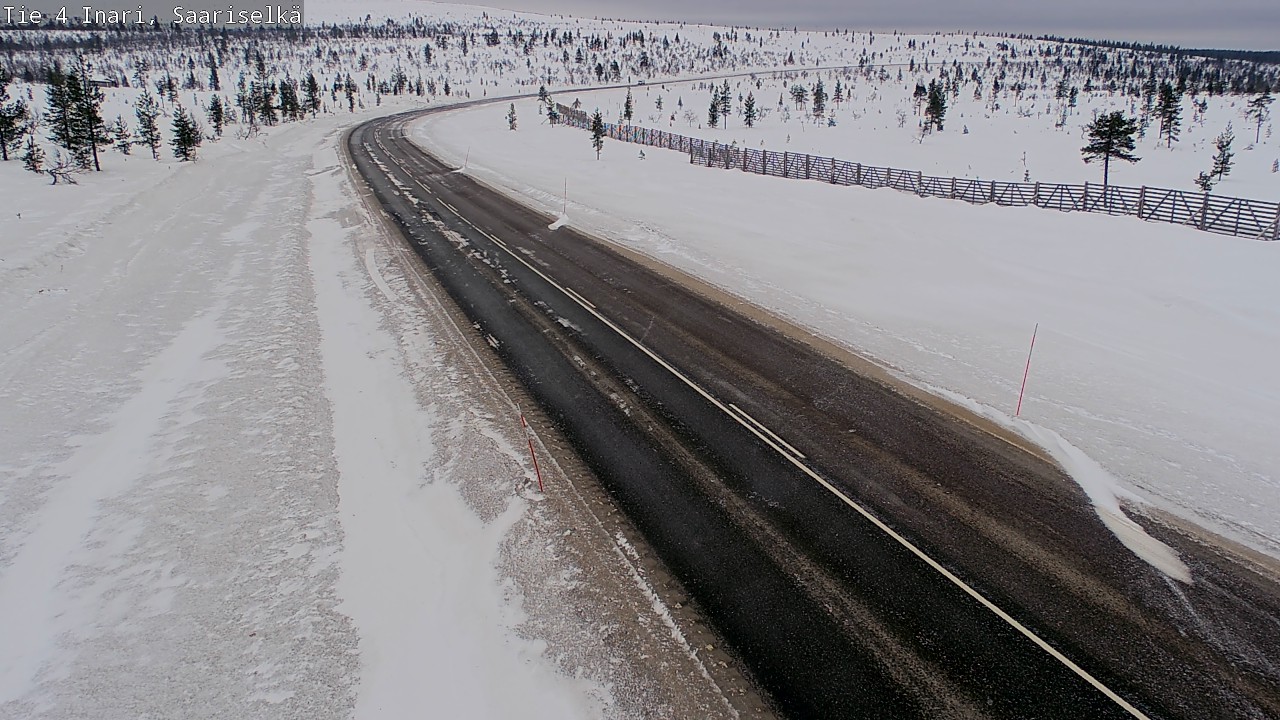Kelikamerat Kuva Tie 4 Inari, Saariselkä, Kaunispää, Inari, Lappi
