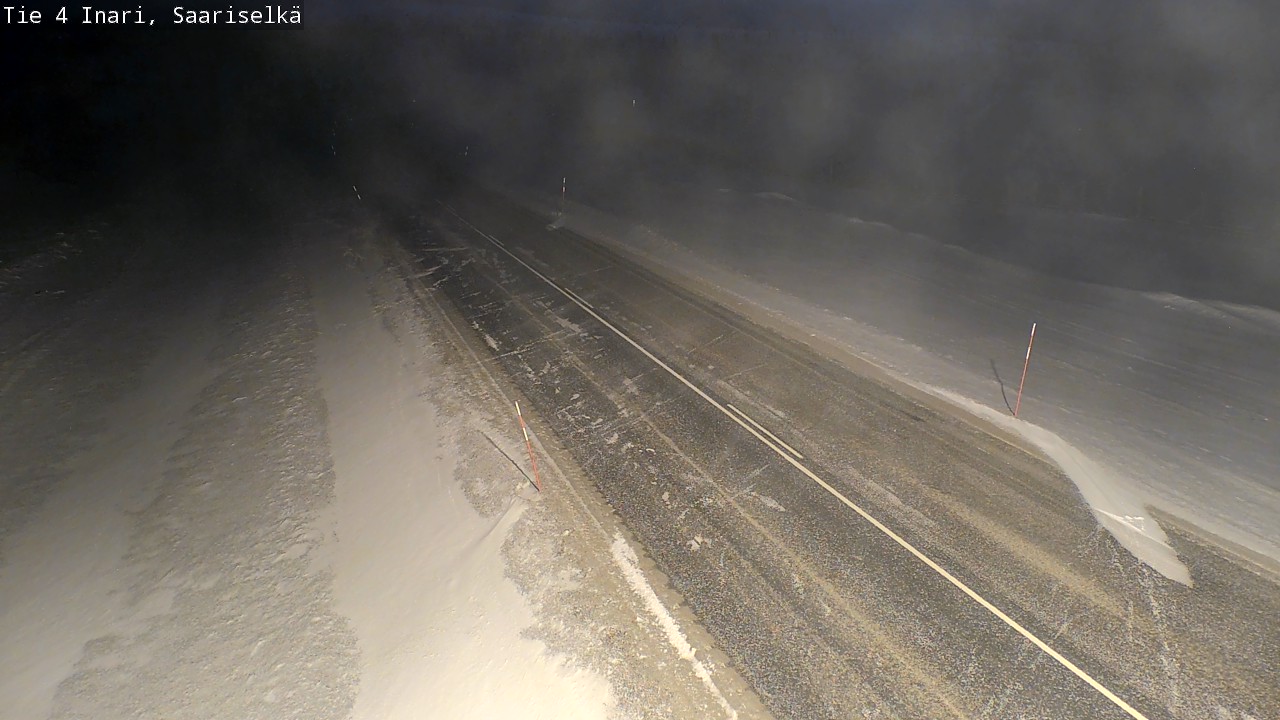 Kelikamerat Kuva Tie 4 Inari, Saariselkä, Kaunispää, Inari, Lappi