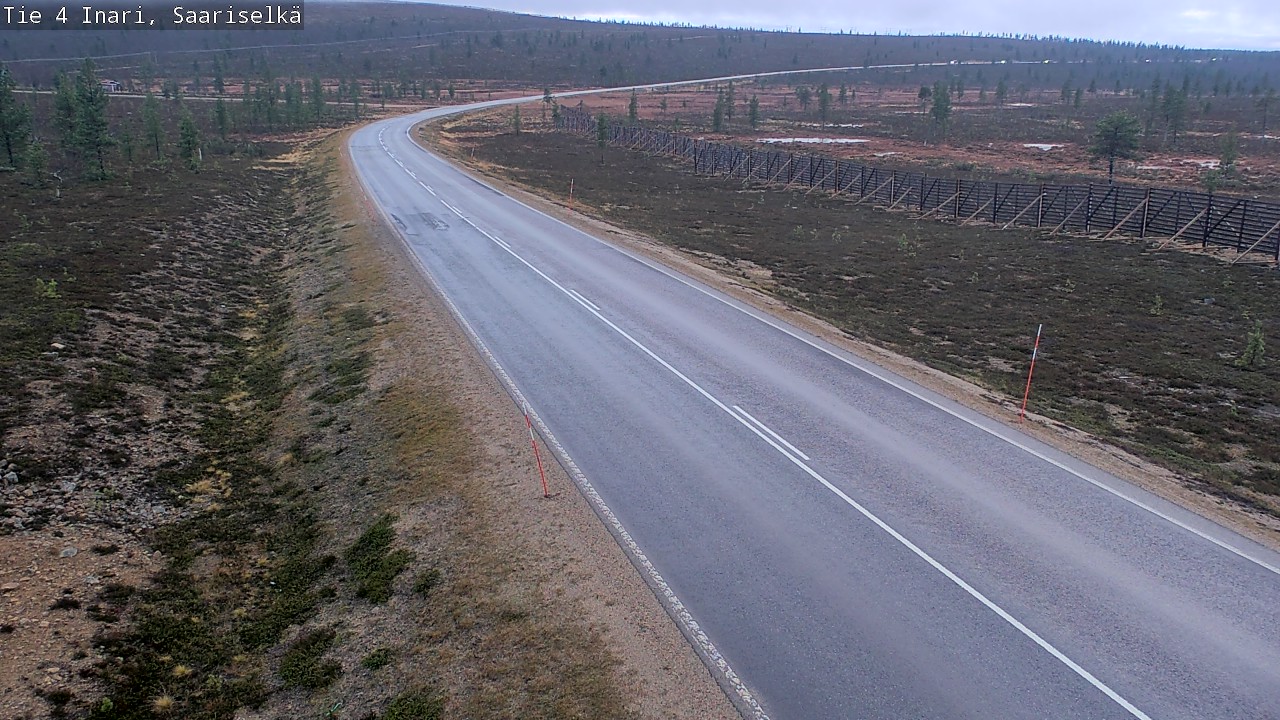 Kelikamerat Kuva Tie 4 Inari, Saariselkä, Kaunispää, Inari, Lappi