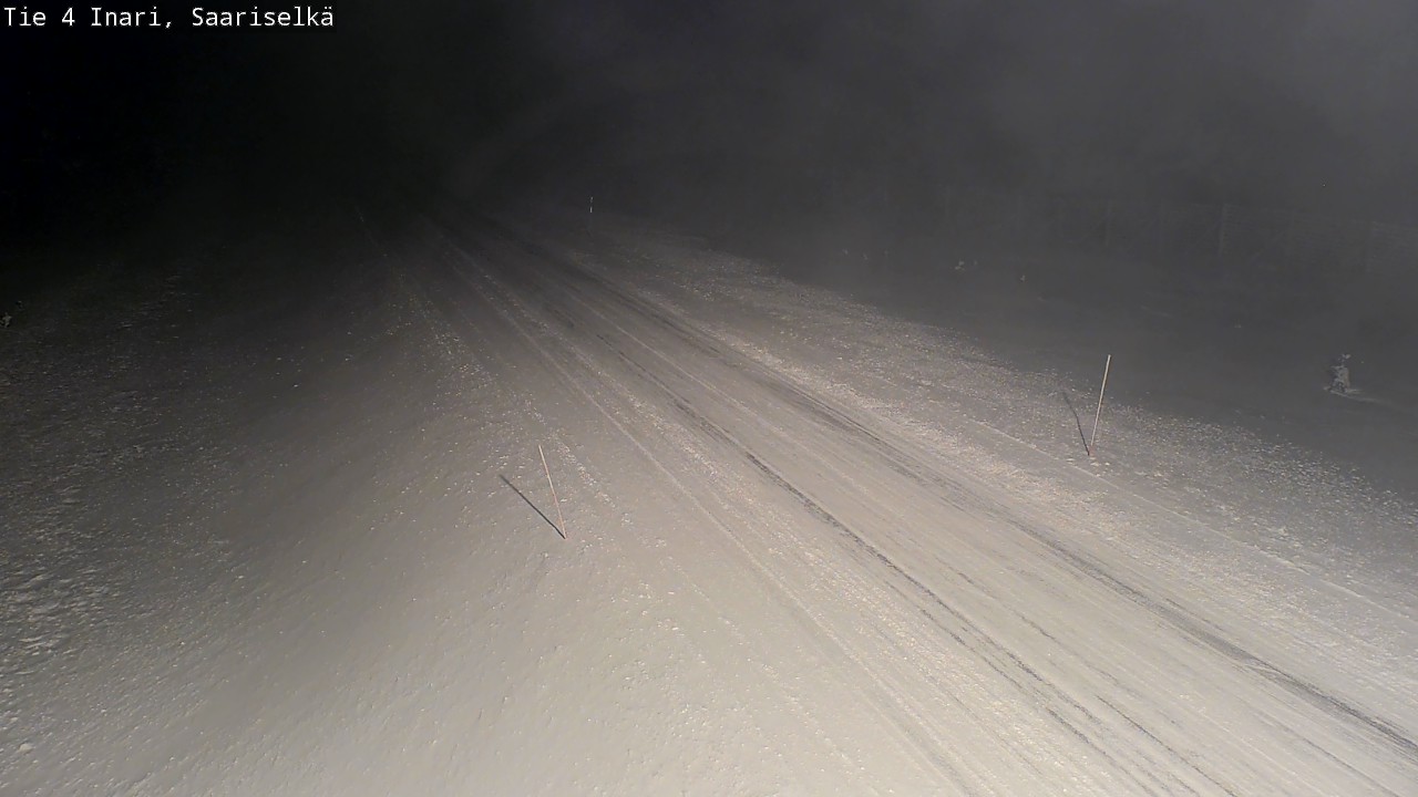 Weather Camera Image Väg 4 Enare, Saariselkä, Kaunispää, Inari, Lappi