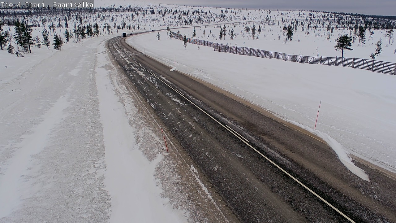 Kelikamerat Kuva Tie 4 Inari, Saariselkä, Kaunispää, Inari, Lappi
