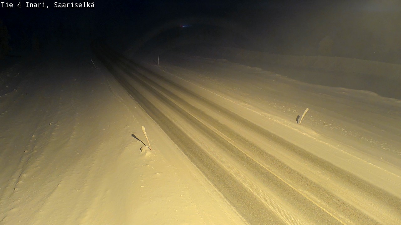 Kelikamerat Kuva Tie 4 Inari, Saariselkä, Kaunispää, Inari, Lappi