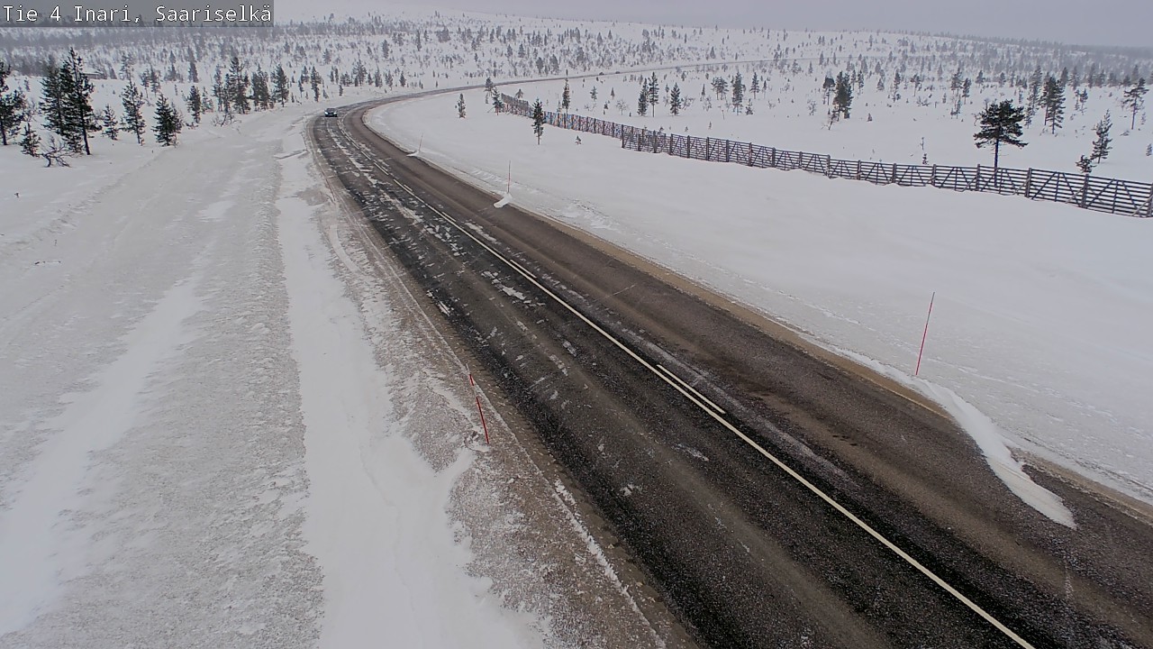Kelikamerat Kuva Tie 4 Inari, Saariselkä, Kaunispää, Inari, Lappi