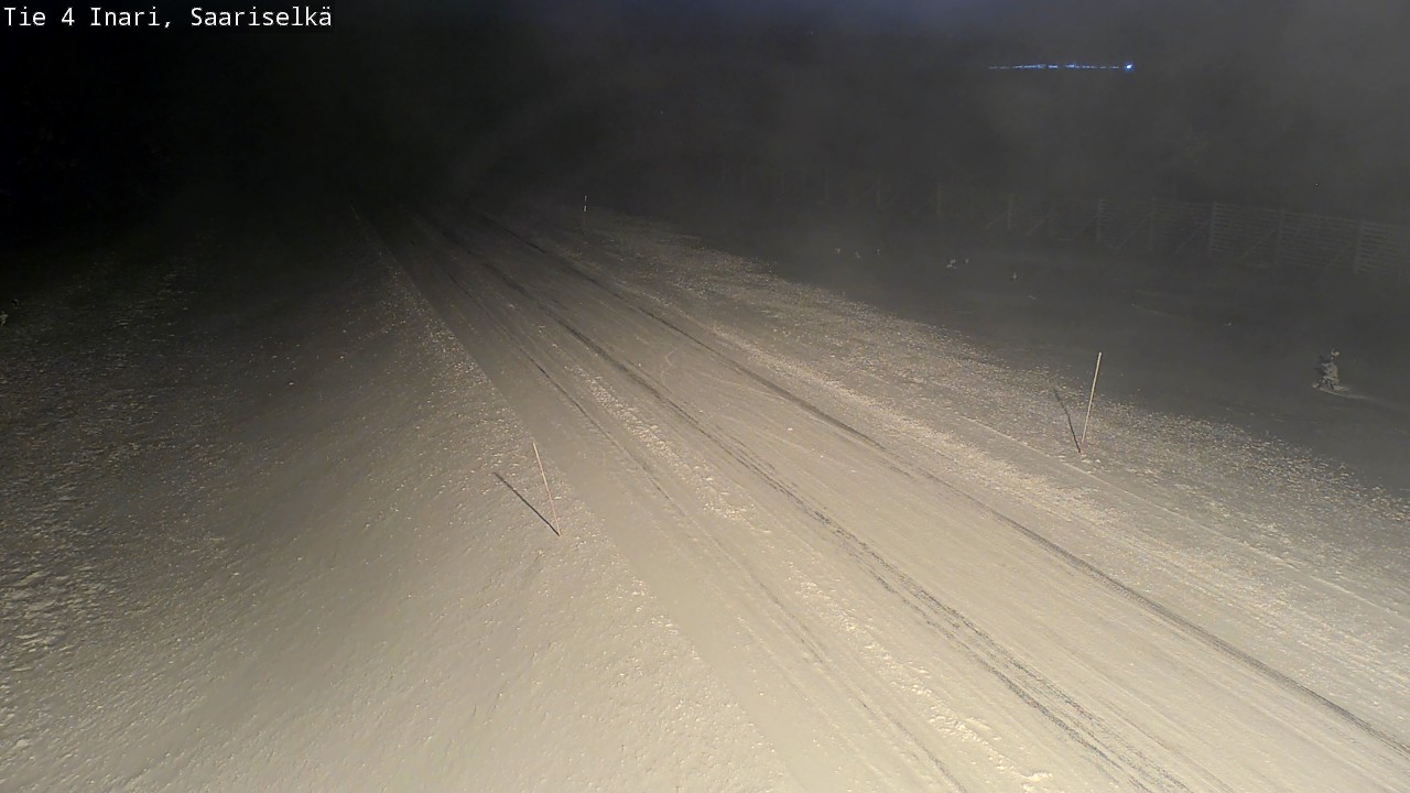 Weather Camera Image Väg 4 Enare, Saariselkä, Kaunispää, Inari, Lappi