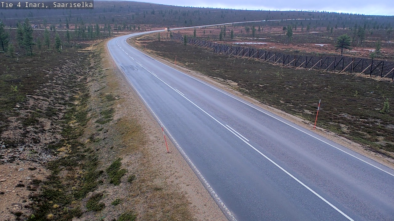 Kelikamerat Kuva Tie 4 Inari, Saariselkä, Kaunispää, Inari, Lappi