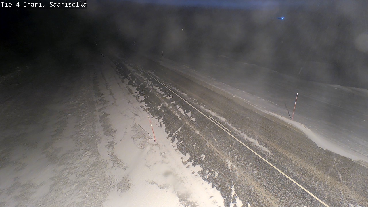 Kelikamerat Kuva Tie 4 Inari, Saariselkä, Kaunispää, Inari, Lappi