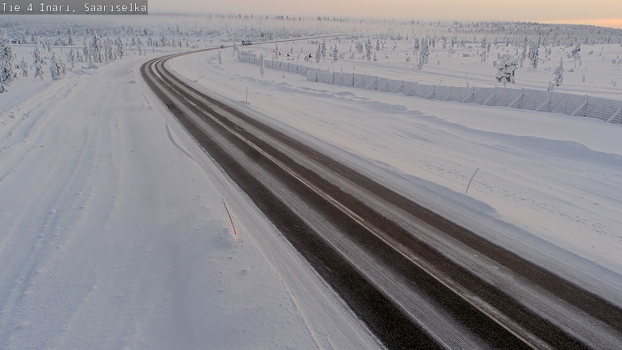 Kelikamerat Kuva Tie 4 Inari, Saariselkä, Kaunispää, Inari, Lappi