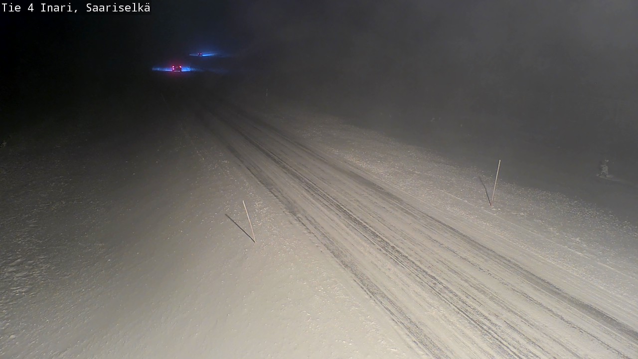 Weather Camera Image Väg 4 Enare, Saariselkä, Kaunispää, Inari, Lappi
