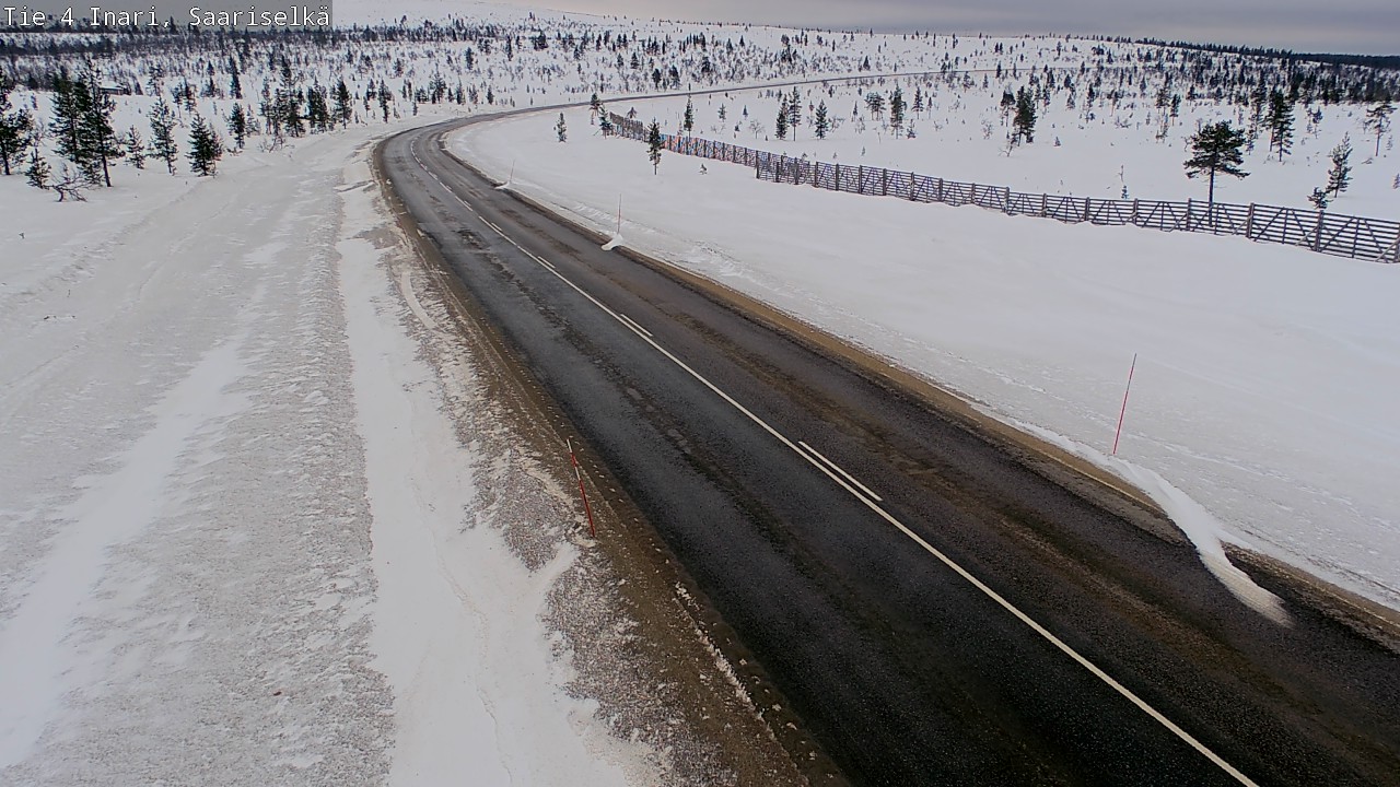 Kelikamerat Kuva Tie 4 Inari, Saariselkä, Kaunispää, Inari, Lappi