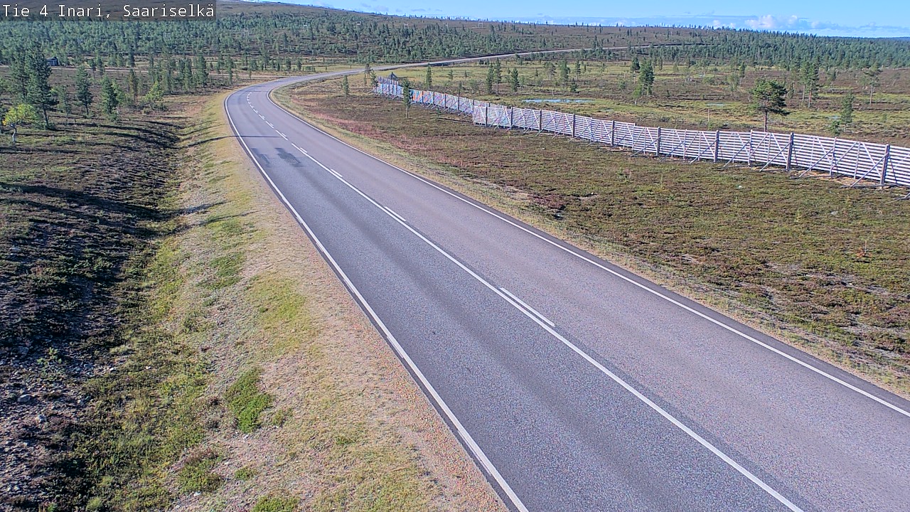 Kelikamerat Kuva Tie 4 Inari, Saariselkä, Kaunispää, Inari, Lappi