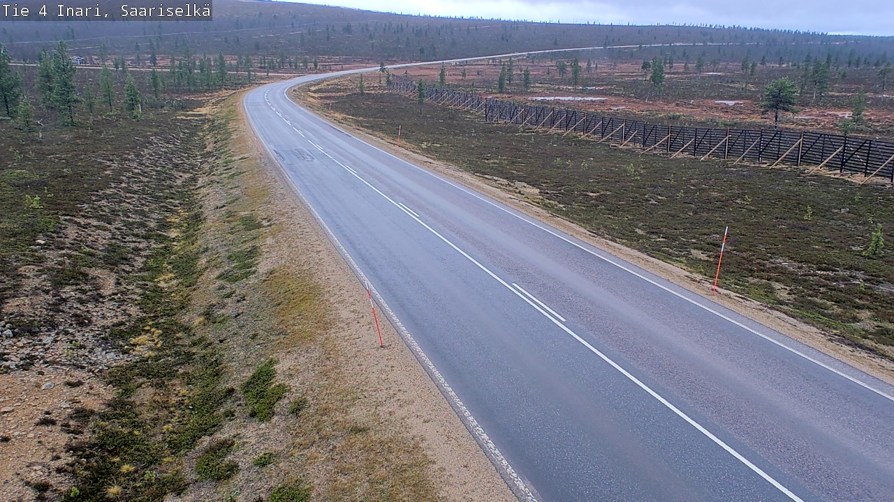 Kelikamerat Kuva Tie 4 Inari, Saariselkä, Kaunispää, Inari, Lappi