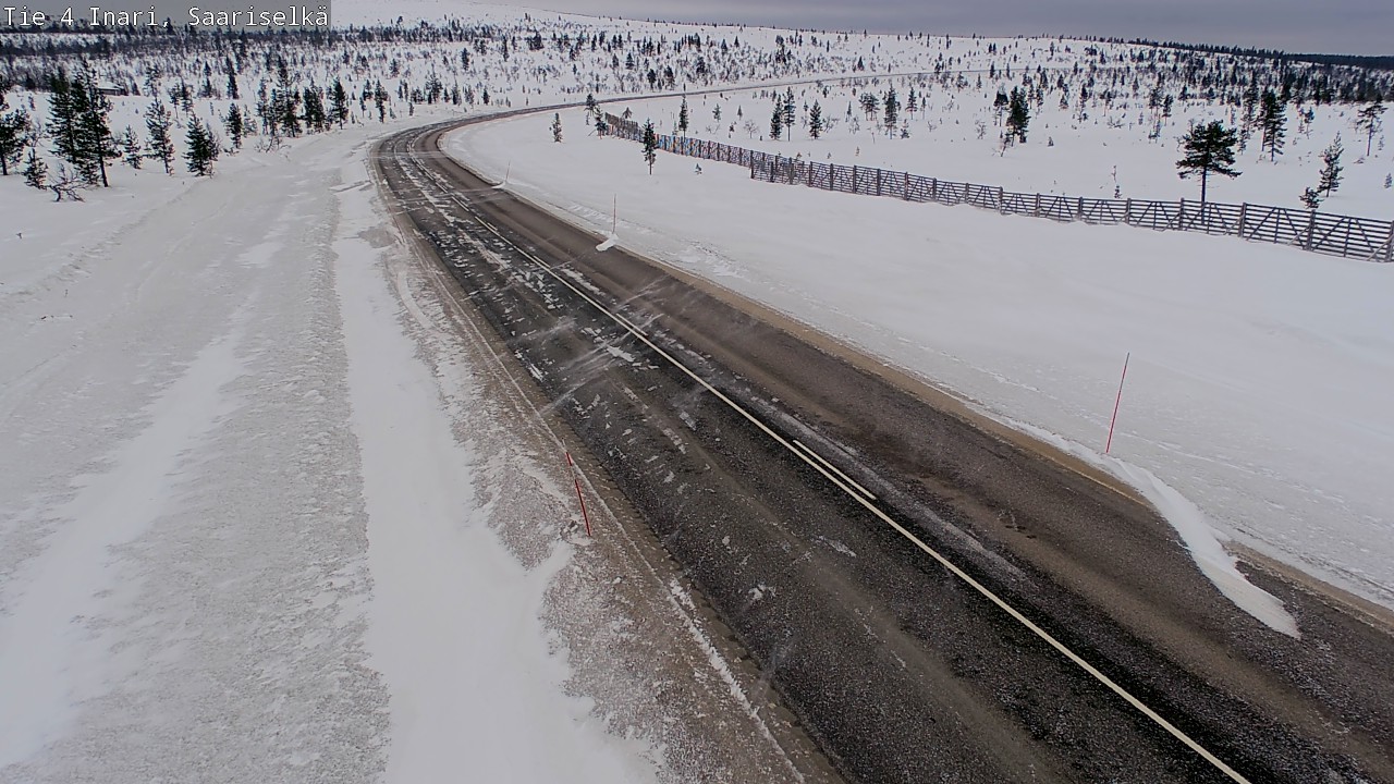 Kelikamerat Kuva Tie 4 Inari, Saariselkä, Kaunispää, Inari, Lappi