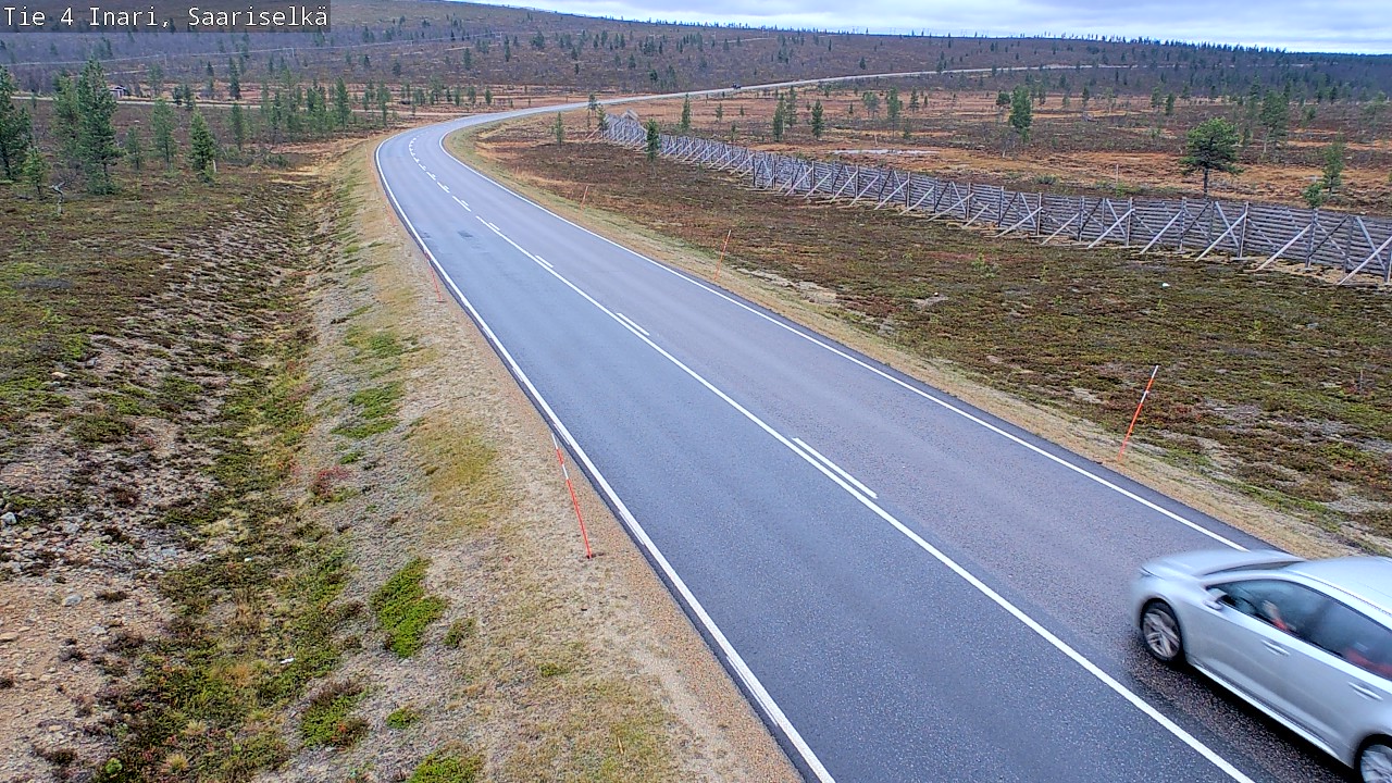 Kelikamerat Kuva Tie 4 Inari, Saariselkä, Kaunispää, Inari, Lappi