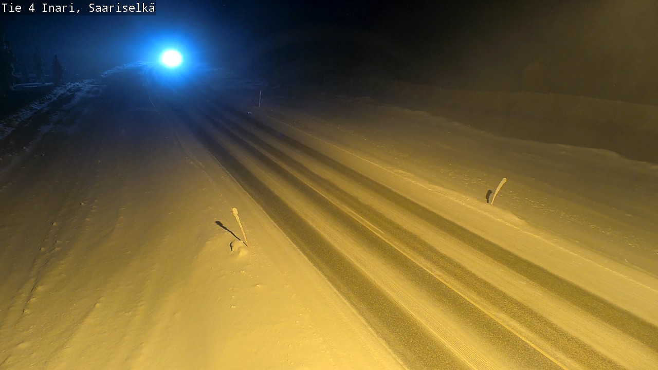 Kelikamerat Kuva Tie 4 Inari, Saariselkä, Kaunispää, Inari, Lappi