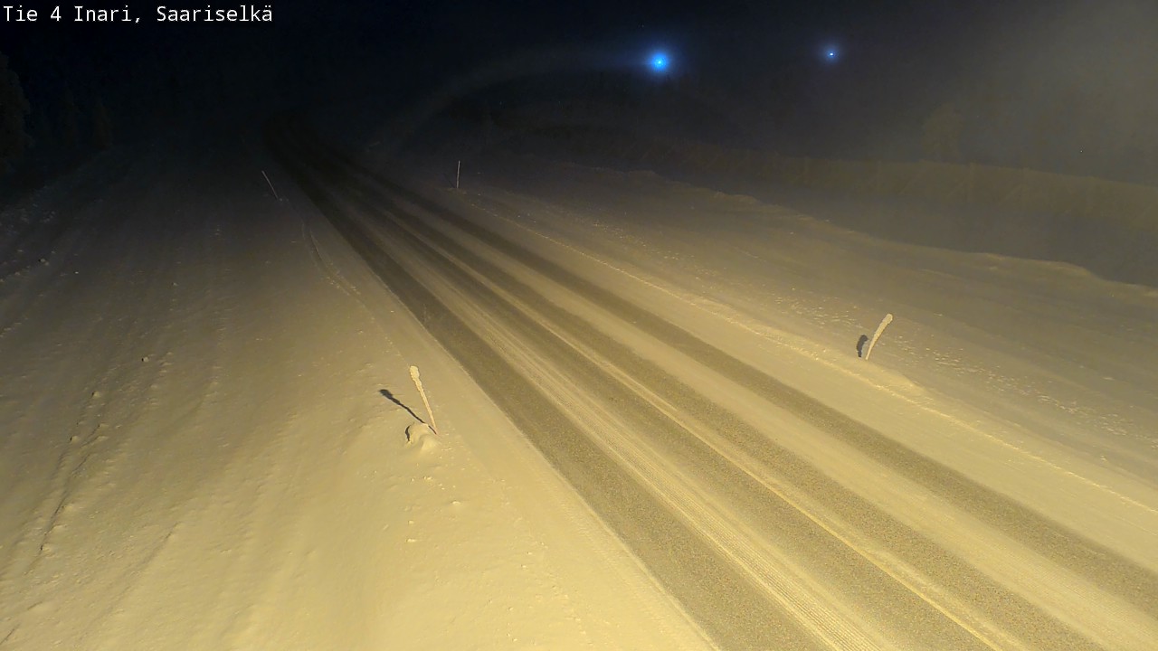 Kelikamerat Kuva Tie 4 Inari, Saariselkä, Kaunispää, Inari, Lappi