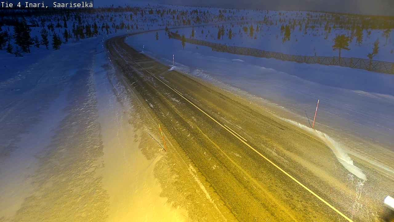 Kelikamerat Kuva Tie 4 Inari, Saariselkä, Kaunispää, Inari, Lappi
