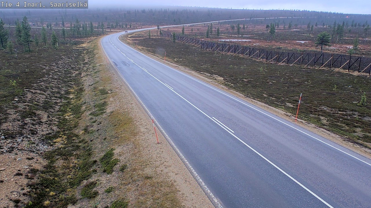 Kelikamerat Kuva Tie 4 Inari, Saariselkä, Kaunispää, Inari, Lappi