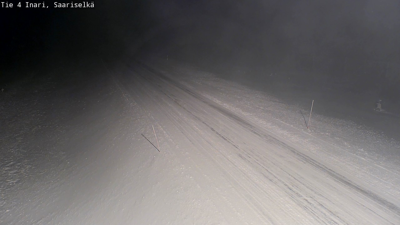 Weather Camera Image Väg 4 Enare, Saariselkä, Kaunispää, Inari, Lappi