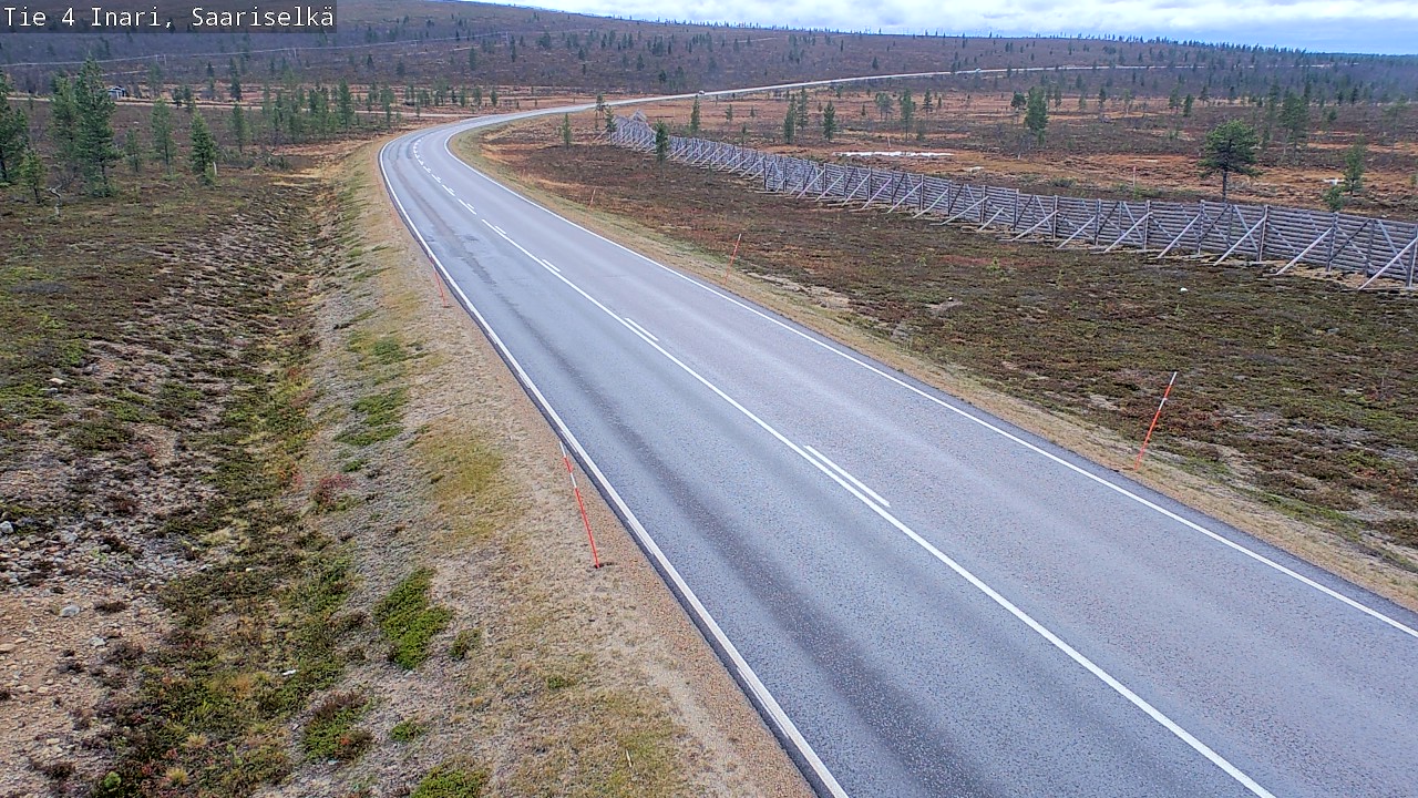Kelikamerat Kuva Tie 4 Inari, Saariselkä, Kaunispää, Inari, Lappi