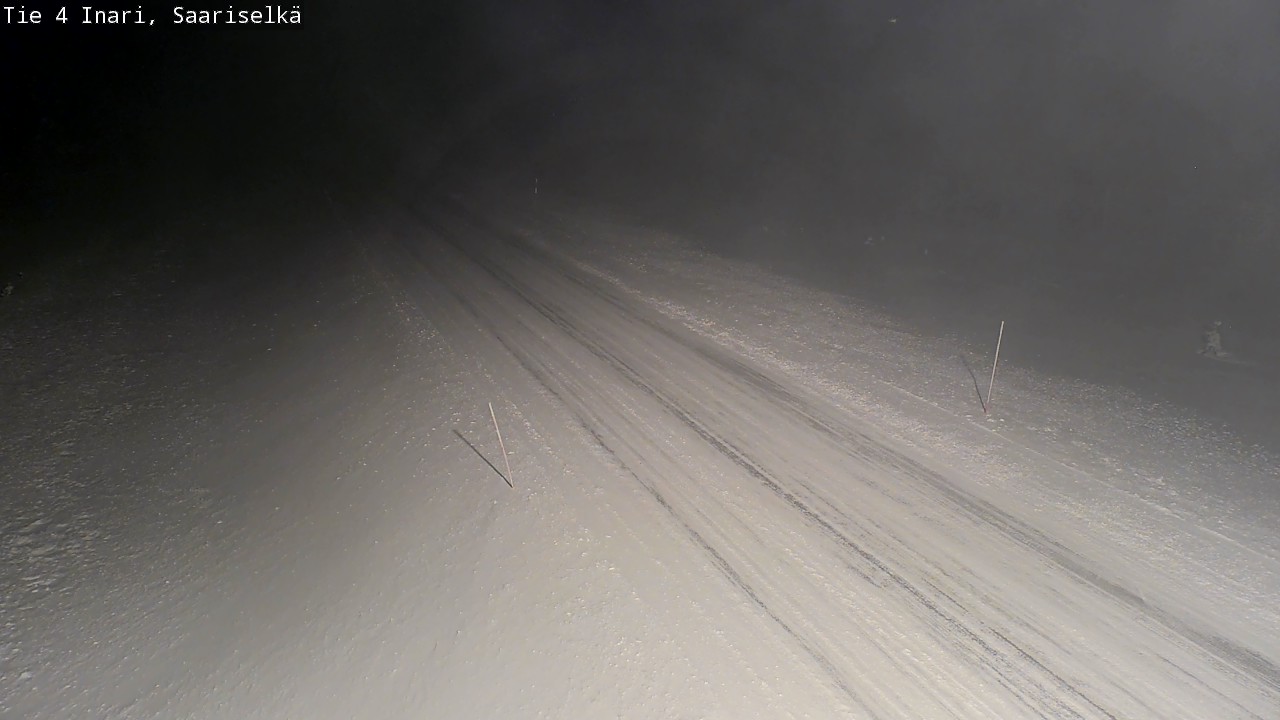 Weather Camera Image Väg 4 Enare, Saariselkä, Kaunispää, Inari, Lappi