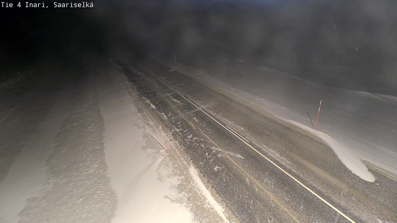 Kelikamerat Kuva Tie 4 Inari, Saariselkä, Kaunispää, Inari, Lappi