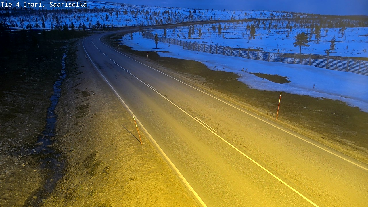 Kelikamerat Kuva Tie 4 Inari, Saariselkä, Kaunispää, Inari, Lappi