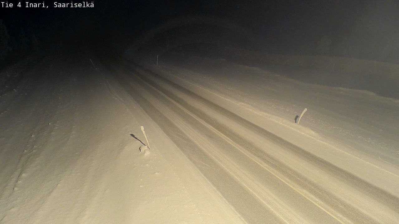 Kelikamerat Kuva Tie 4 Inari, Saariselkä, Kaunispää, Inari, Lappi