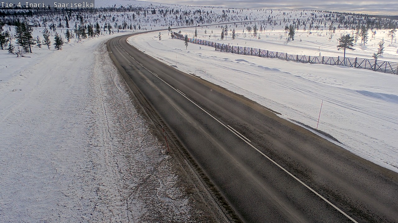 Kelikamerat Kuva Tie 4 Inari, Saariselkä, Kaunispää, Inari, Lappi