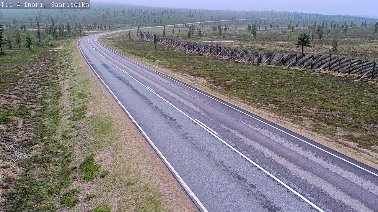 Kelikamerat Kuva Tie 4 Inari, Saariselkä, Kaunispää, Inari, Lappi