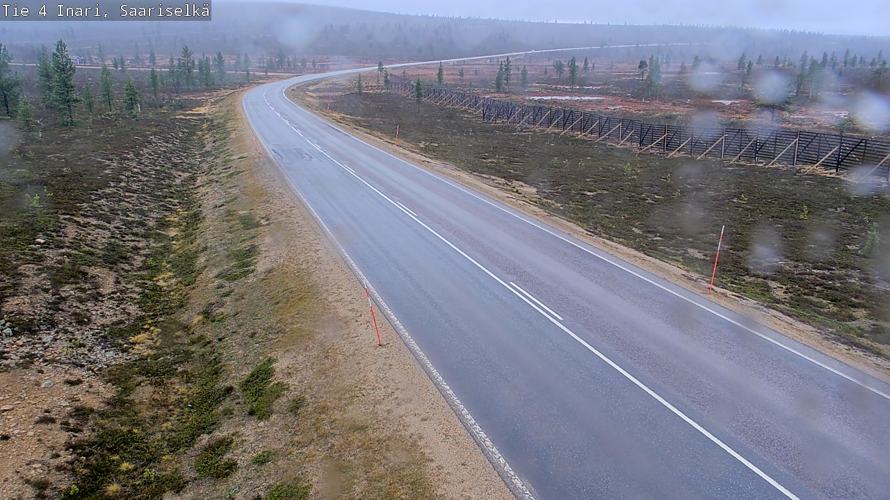 Kelikamerat Kuva Tie 4 Inari, Saariselkä, Kaunispää, Inari, Lappi