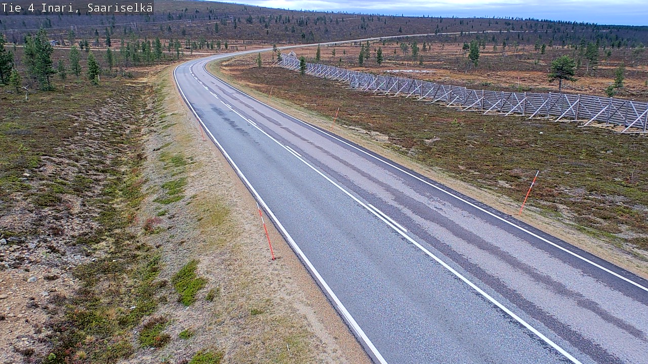 Kelikamerat Kuva Tie 4 Inari, Saariselkä, Kaunispää, Inari, Lappi