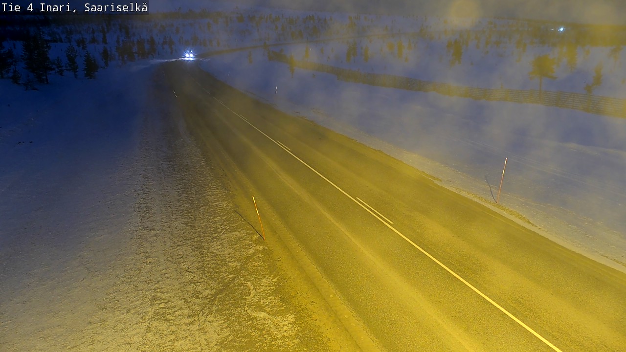 Kelikamerat Kuva Tie 4 Inari, Saariselkä, Kaunispää, Inari, Lappi