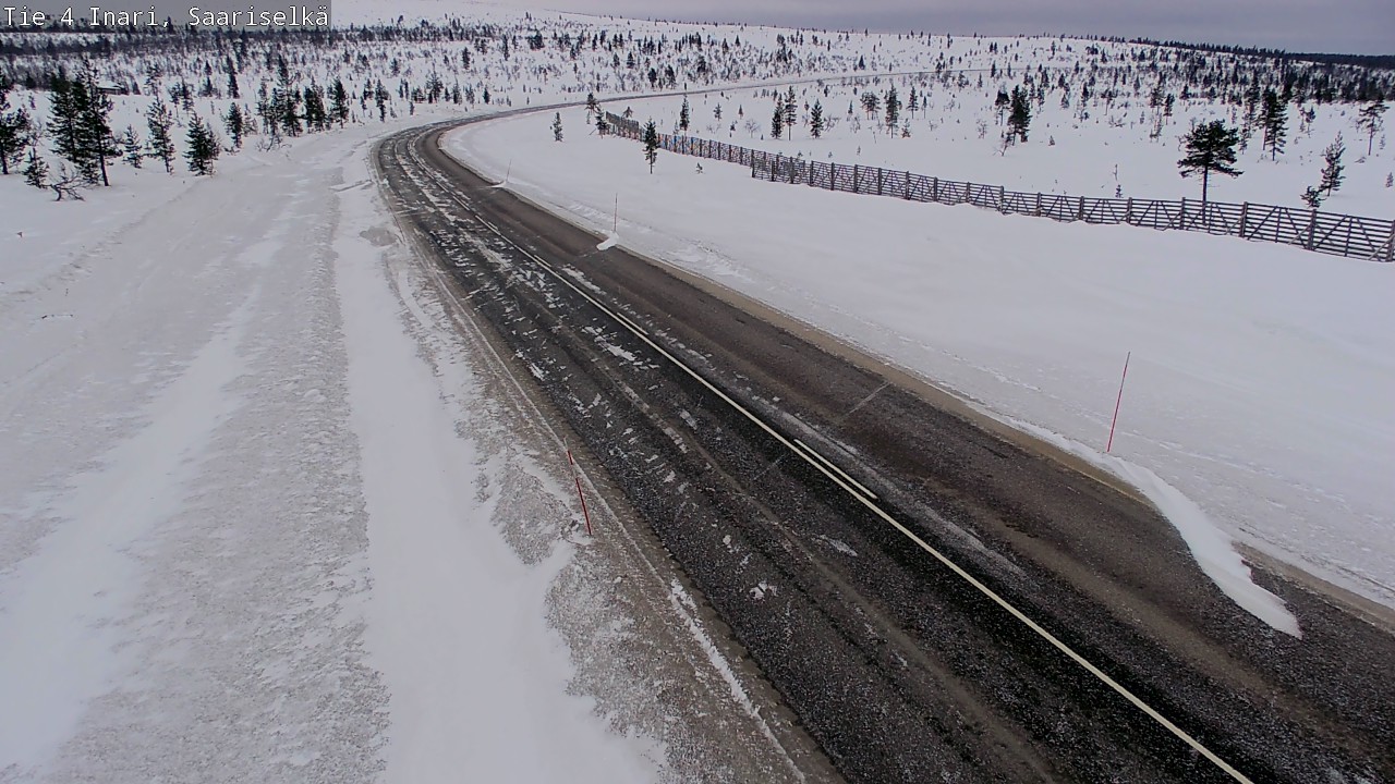 Kelikamerat Kuva Tie 4 Inari, Saariselkä, Kaunispää, Inari, Lappi