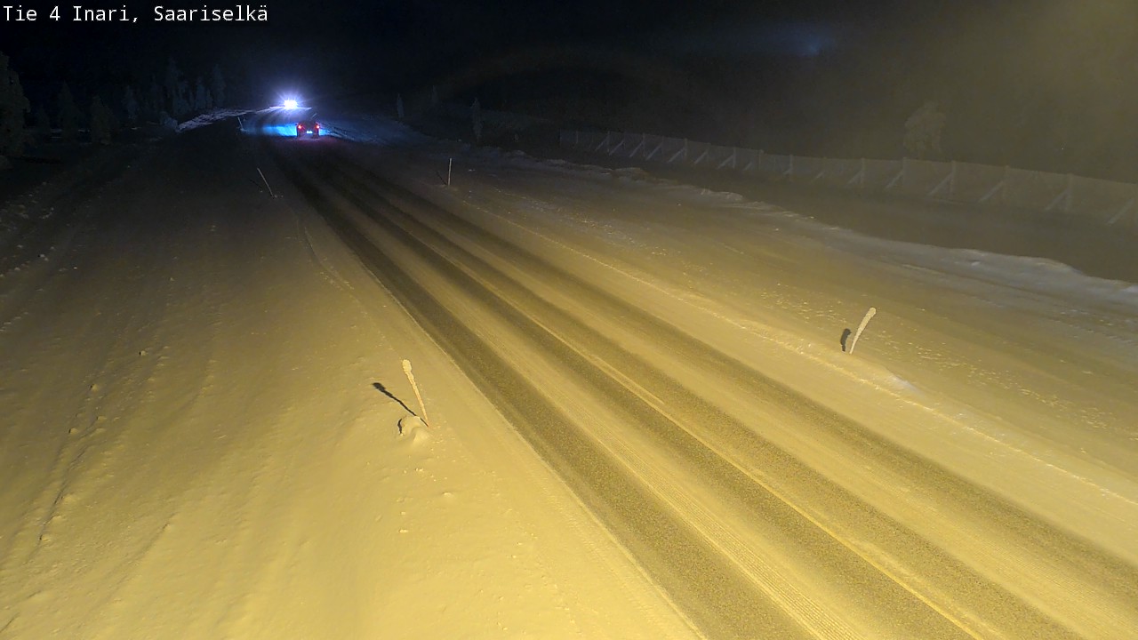 Kelikamerat Kuva Tie 4 Inari, Saariselkä, Kaunispää, Inari, Lappi