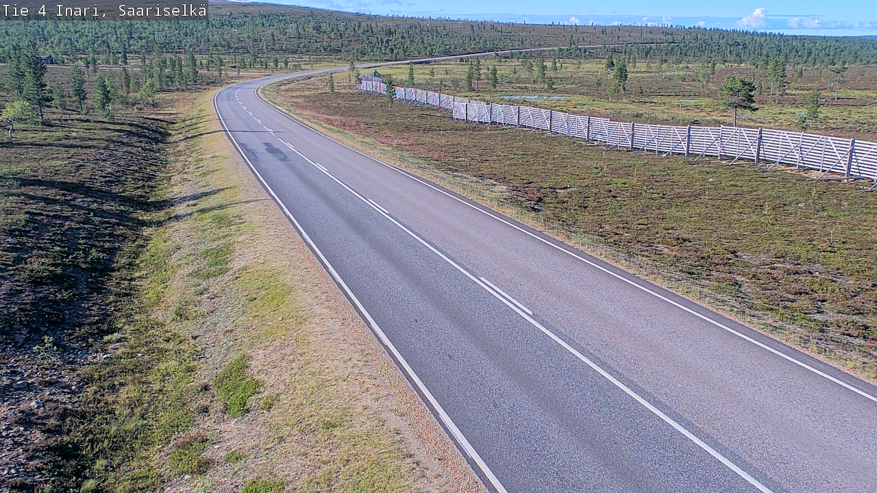 Kelikamerat Kuva Tie 4 Inari, Saariselkä, Kaunispää, Inari, Lappi