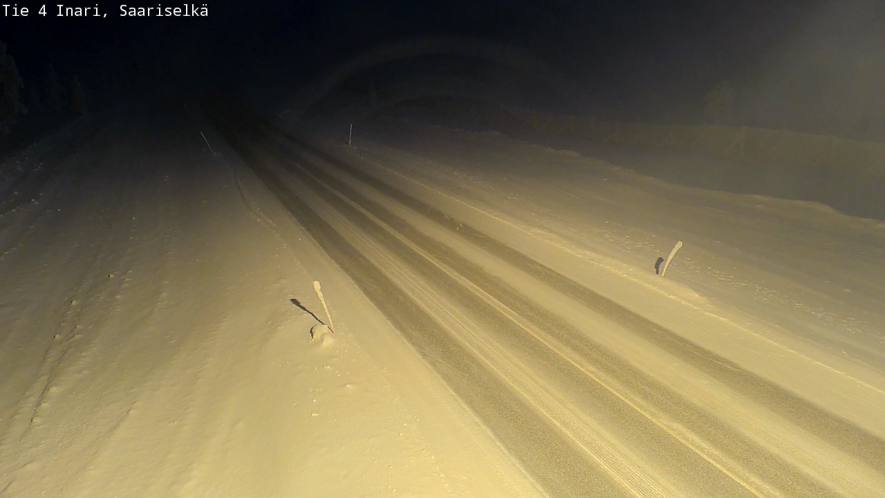 Kelikamerat Kuva Tie 4 Inari, Saariselkä, Kaunispää, Inari, Lappi
