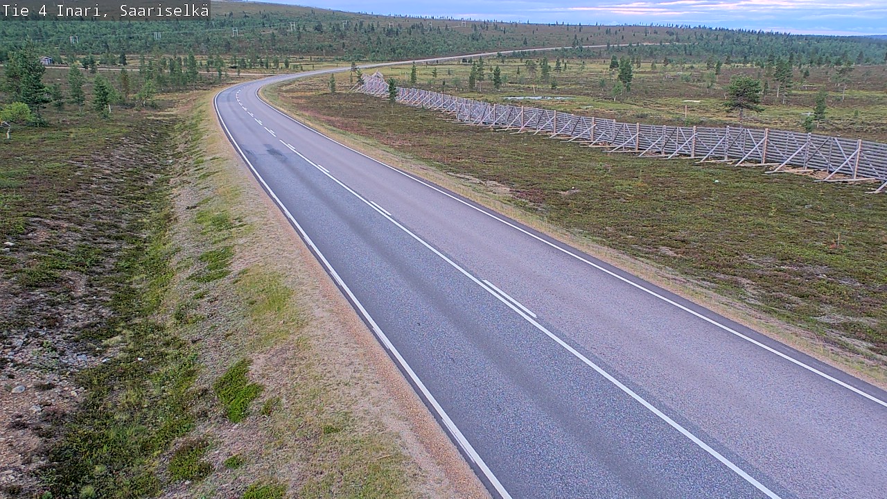 Kelikamerat Kuva Tie 4 Inari, Saariselkä, Kaunispää, Inari, Lappi