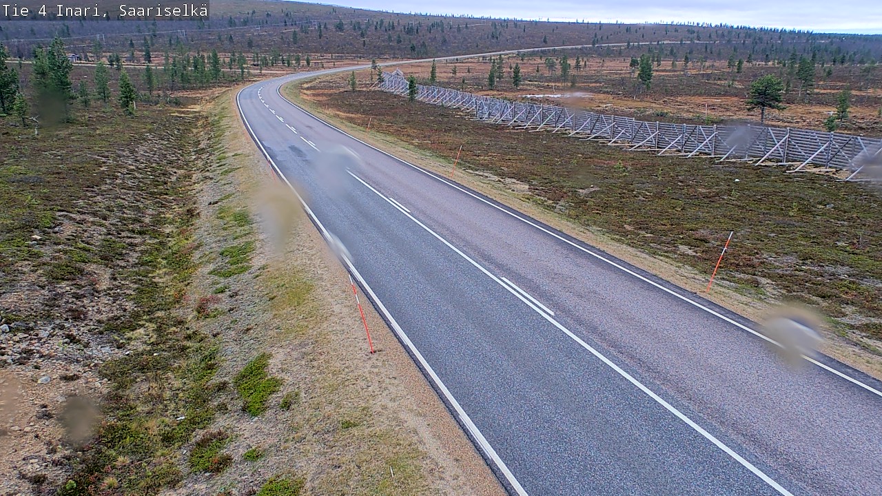 Kelikamerat Kuva Tie 4 Inari, Saariselkä, Kaunispää, Inari, Lappi
