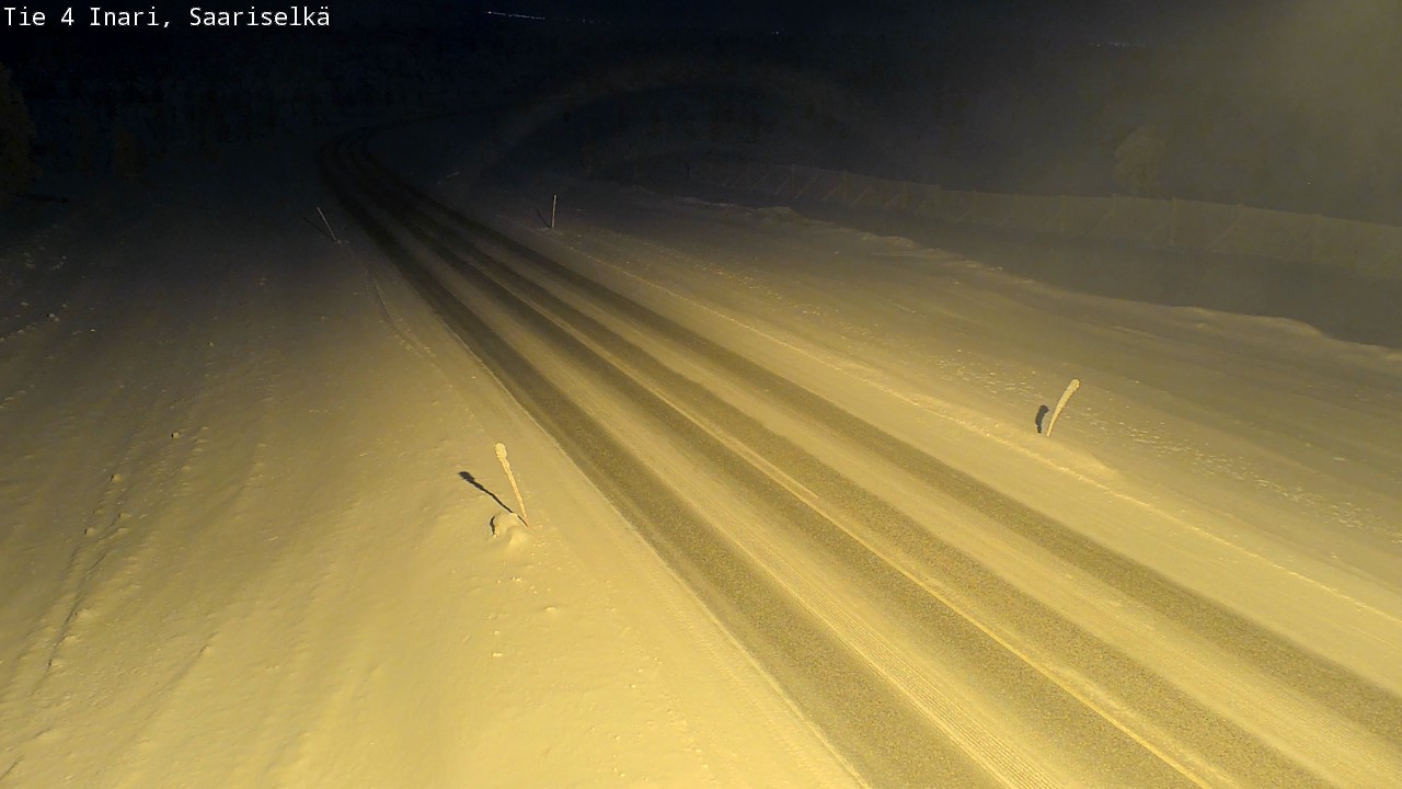 Kelikamerat Kuva Tie 4 Inari, Saariselkä, Kaunispää, Inari, Lappi
