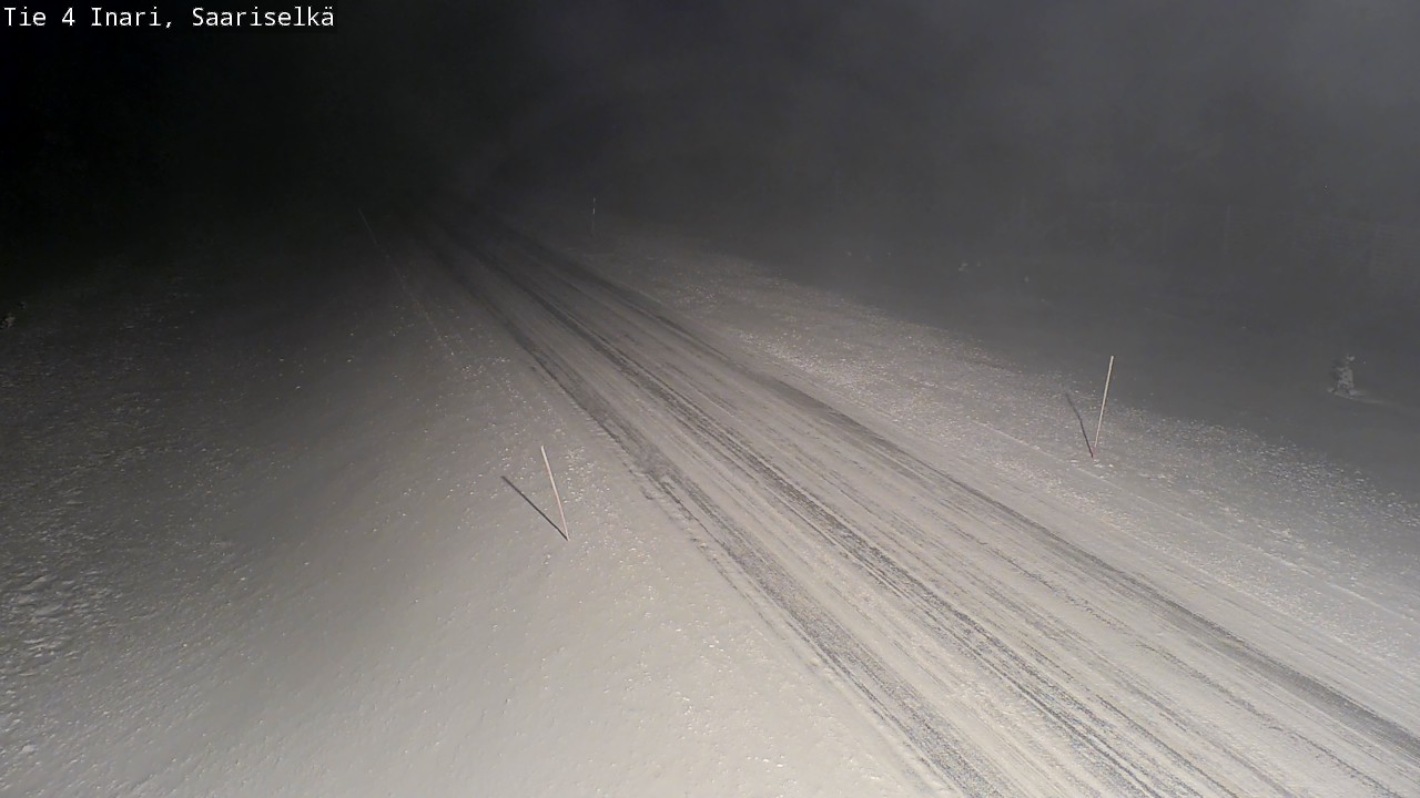 Weather Camera Image Väg 4 Enare, Saariselkä, Kaunispää, Inari, Lappi