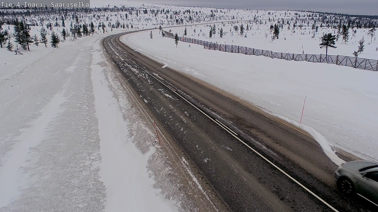 Kelikamerat Kuva Tie 4 Inari, Saariselkä, Kaunispää, Inari, Lappi