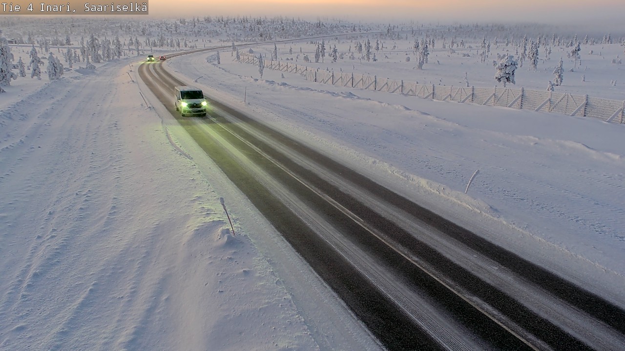 Kelikamerat Kuva Tie 4 Inari, Saariselkä, Kaunispää, Inari, Lappi